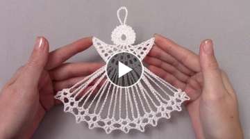  New Year's angel crochet / Crochet Angel For Beginners