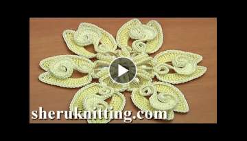 Crochet Large Petal Flower Tutorial 131 Preview