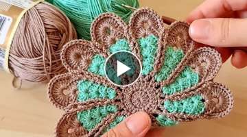 Muhteşem Knitting krochet bardak altlığı supla yapımı Örgü modeli