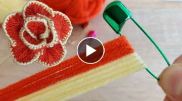 how to crochet knitting flower model