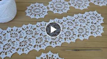 Crochet ribbon lace pattern