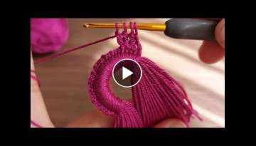 Super Easy Crochet Knitting - Tığ İşi Örgü Modelinin Yapimi