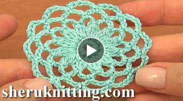 Crochet Mesh Circle Coaster