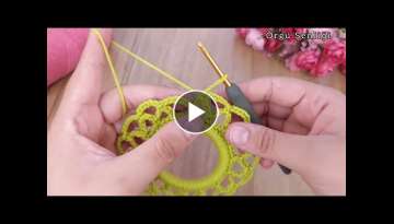INCREDIBLE MUY HERMOSO You'll love this crochet idea You can knit, you can sell as much as you ma...