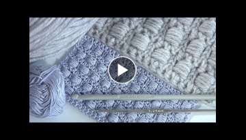 Crochet Trend 2021 with STITCH Pattern/FREE PATTERN/Bullion Block Stitch #crochetpattern