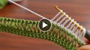 Super Easy Crochet  Knitting - Tığ İşi Cok Kolay Muhteşem Örgü  Modeli