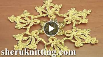 LACY Crochet Snowflake Flower/ Snowflake Pattern