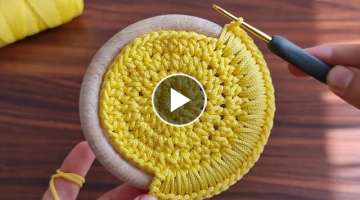 Super Easy Crochet Knitting - Tunus İşi Şahane Kolay Muhteşem Örgü Modeline Bayılacaksın�...