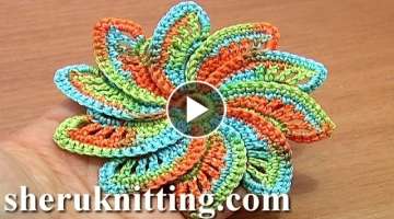 Crochet Spiral FLOWER PATTERN