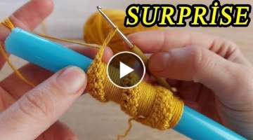 Sürpriz tığ işi şahane örgü yelek ve şal modeli how to crochet easy knitting model