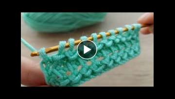 Super Very Easy Tunisian Knitting Model